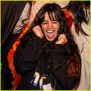 Camila Cabello Lets Out a Scream at Halloween Horror Nights
