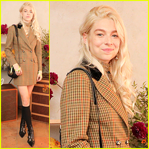 Hunter Schafer Celebrates New Etro Bag At NYFW Luncheon