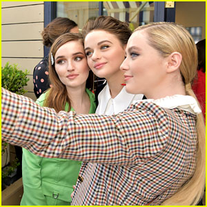 Joey King Hangs Out with Kaitlyn Dever & Kathryn Newton at Tory Burch x Glamour Luncheon!