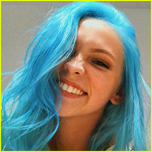 Jordyn Jones Dyed Her Hair Bright Blue & Honestly, We're Obsessed!