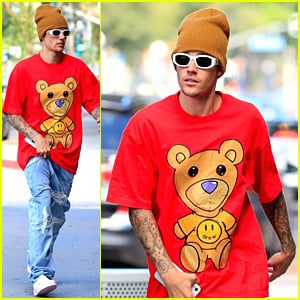 Justin bieber hotsell red t shirt