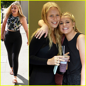 Lauren Alaina & Sailor Brinkley-Cook Hug It Out at 'DWTS' Rehearsals