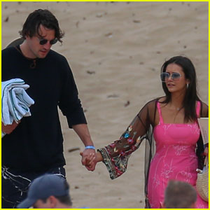 Nina Dobrev & Boyfriend Grant Mellon Hold Hands at Beach in Hawaii!