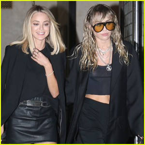 Miley Cyrus Steps Out for Dinner with Girlfriend Kaitlynn Carter!