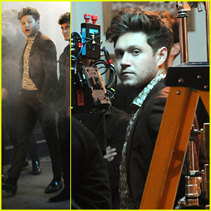 Niall Horan Suits Up While Shooting New Music Video in London