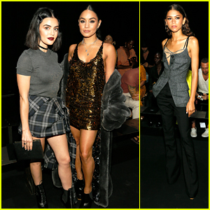 Vanessa Hudgens & Lucy Hale Join Zendaya on Front Row at Vera Wang Fashion Show
