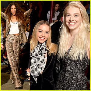 ‘Euphoria’ Cast Supports Zendaya at Her Tommy Hilfiger Show! | 2019 New