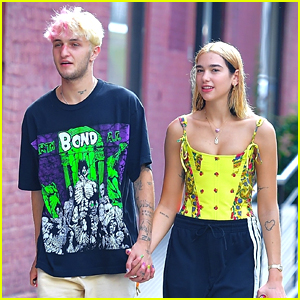 Anwar Hadid Holds Hands With Dua Lipa While Out in NYC