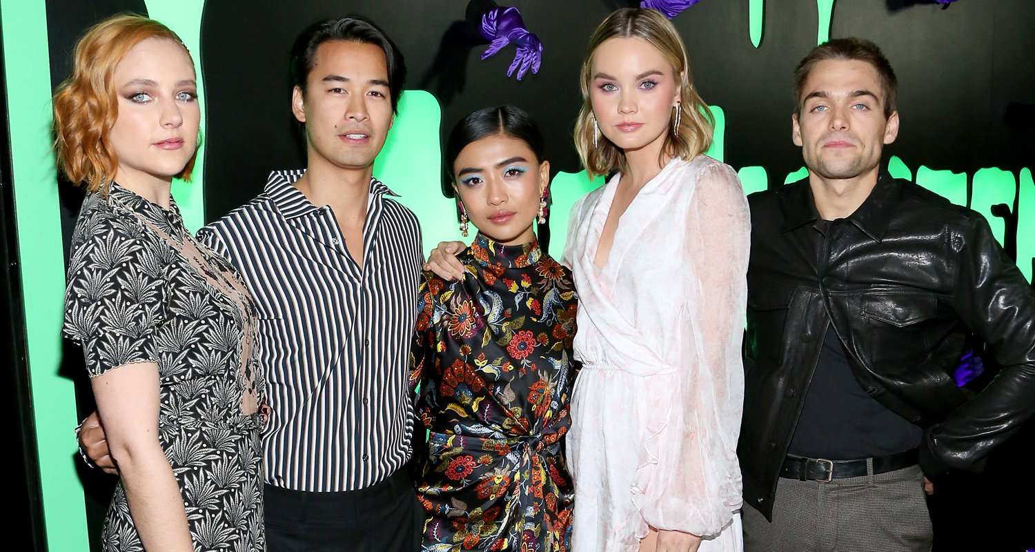 Brianne Tju & ‘Light as a Feather’ Cast Kick Off Halloween at Huluween