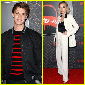 Colin Ford & Sophie Simnett Premiere New Series 'Daybreak' at New York Comic Con