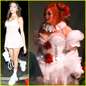 Demi Lovato Hosts Halloween Party As Pennywise The Clown