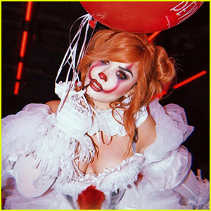 Demi Lovato Is Pennywise at 4th Annual Halloween Party!