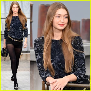 Gigi Hadid Escorts Crasher Off Chanel Runway in Paris