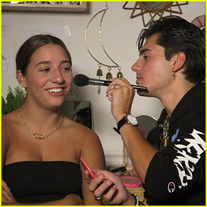 Isaak Presley Does Girlfriend Kenzie Ziegler's Makeup In New Video