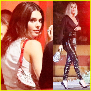Kendall Jenner Parties with Khloe Kardashian in L.A.