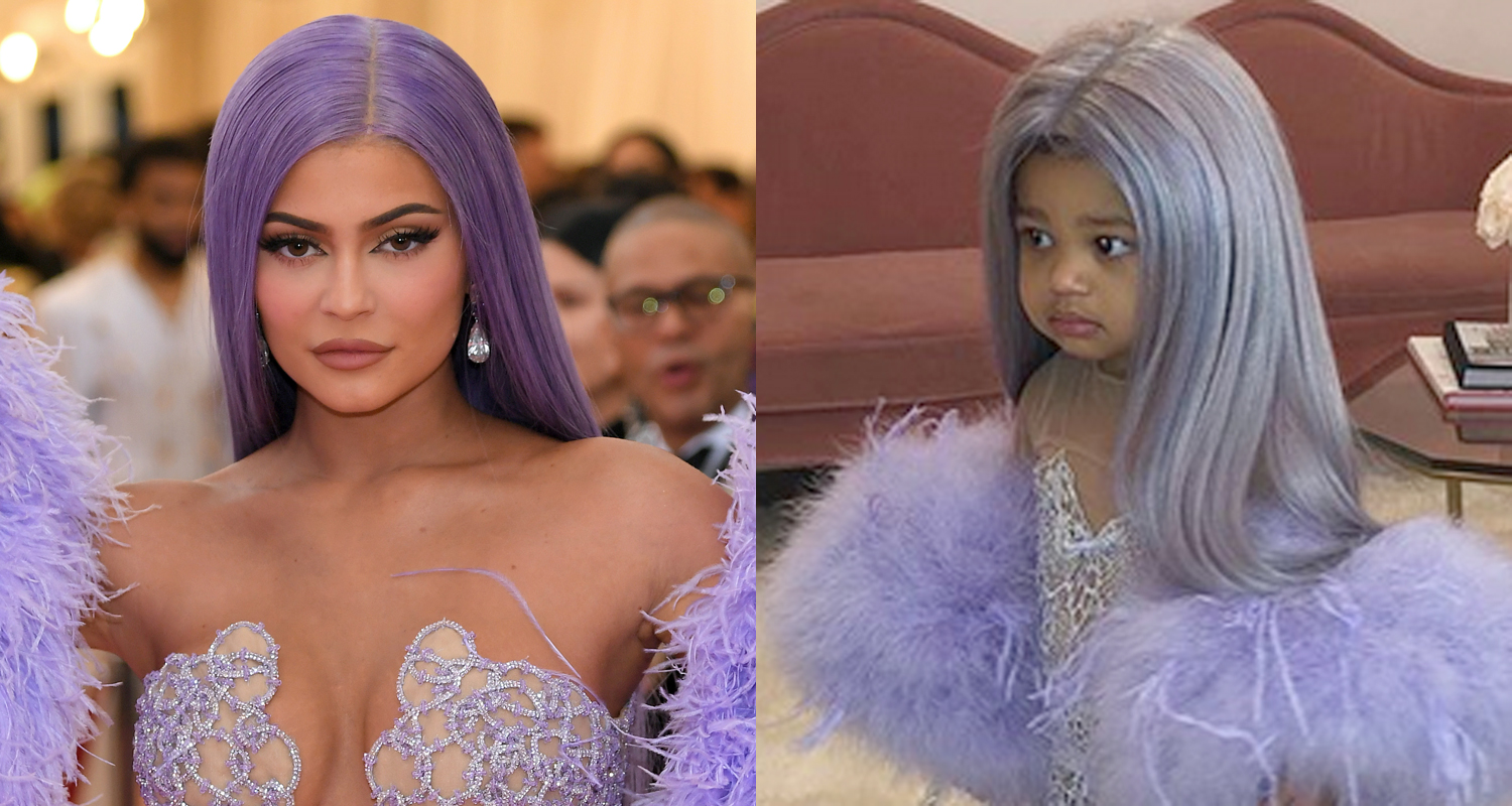 Photos from Kylie Jenner and Stormi Webster Play Dress-Up in Her