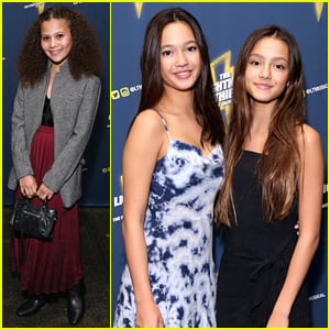 Lily Chee & Bryce Lorenzo Attend 'The Lightning Thief: The Percy Jackson Musical' Opening Night!