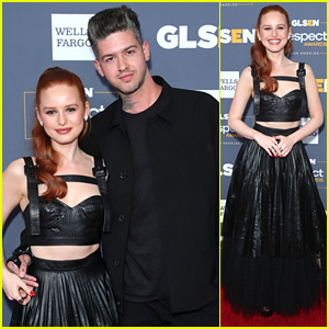 Madelaine Petsch Represents 'Riverdale' at GLSEN Respect Awards 2019 with Travis Mills