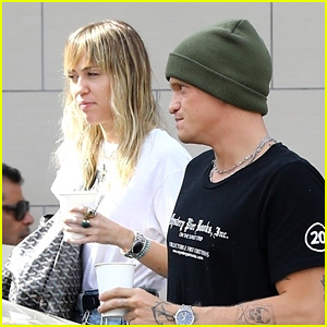 Miley Cyrus & New BF Cody Simpson Go on a Coffee Run