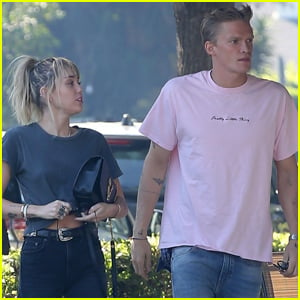Miley Cyrus & Cody Simpson Grab Lunch in L.A.