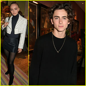 Timothee Chalamet Wears an All-Black Outfit at 'The King' Screening with Lily-Rose Depp