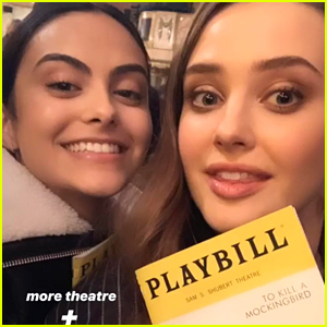 Katherine Langford Watches 'Love, Simon' Co-Star Nick Robinson In 'To Kill a Mockingbird' On Broadway With Camila Mendes