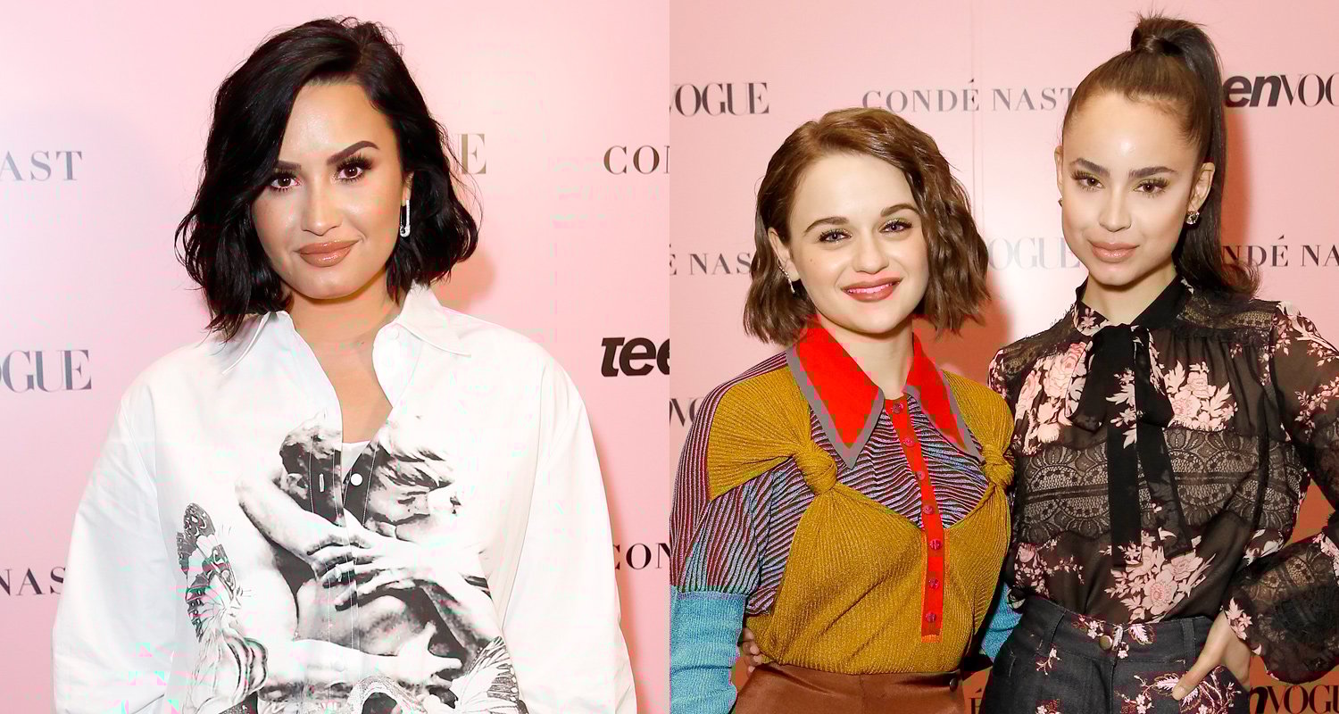 Demi Lovato, Joey King, & Sofia Carson Get Inspired at Teen Vogue