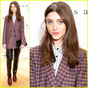 Natalia Dyer Hosts Sandro's Special Fashion Event in NYC