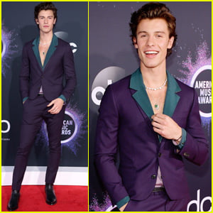 Shawn Mendes Suits Up For AMAs 2019