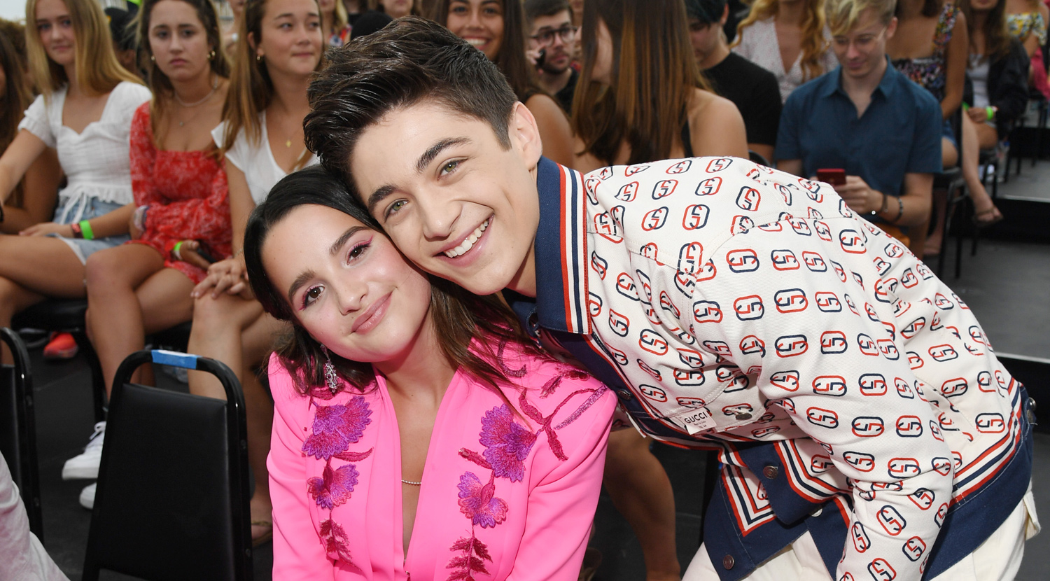 Asher Angel Gets A Sweet Surprise From Annie Leblanc Watch The Video Annie Leblanc Asher