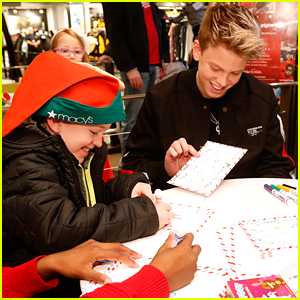 Carson Lueders Spends Time With Fans After Performing at Macy's National Believe Day Event