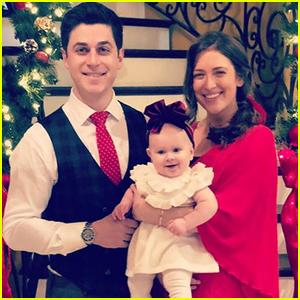 David Henrie Shares Adorable Christmas Photo with Wife Maria & Daughter Pia!