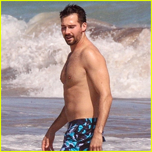 James Maslow Enjoys a Day at the Beach in Mexico