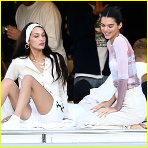 Kendall Jenner & Bella Hadid Go On a Boat Cruise in Miami