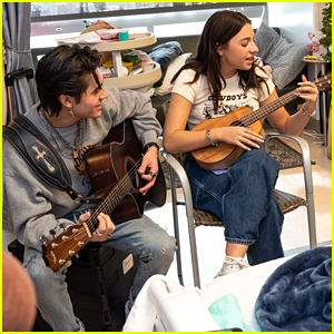 Kenzie Ziegler & Isaak Presley Visit Children's Hospital For Music Therapy