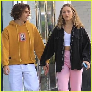 Maddie Ziegler Holds Hands With Boyfriend Eddie Benjamin In Beverly Hills