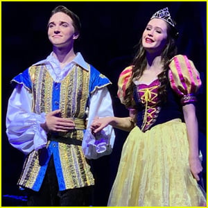 Olivia Sanabia & Michael Campion Get Into Character in 'A Snow White Christmas!'