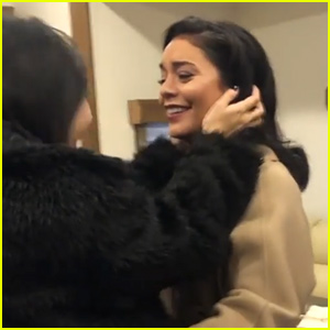 Vanessa Hudgens Gets Emotional After Birthday Surprise From Sister Stella - Watch!