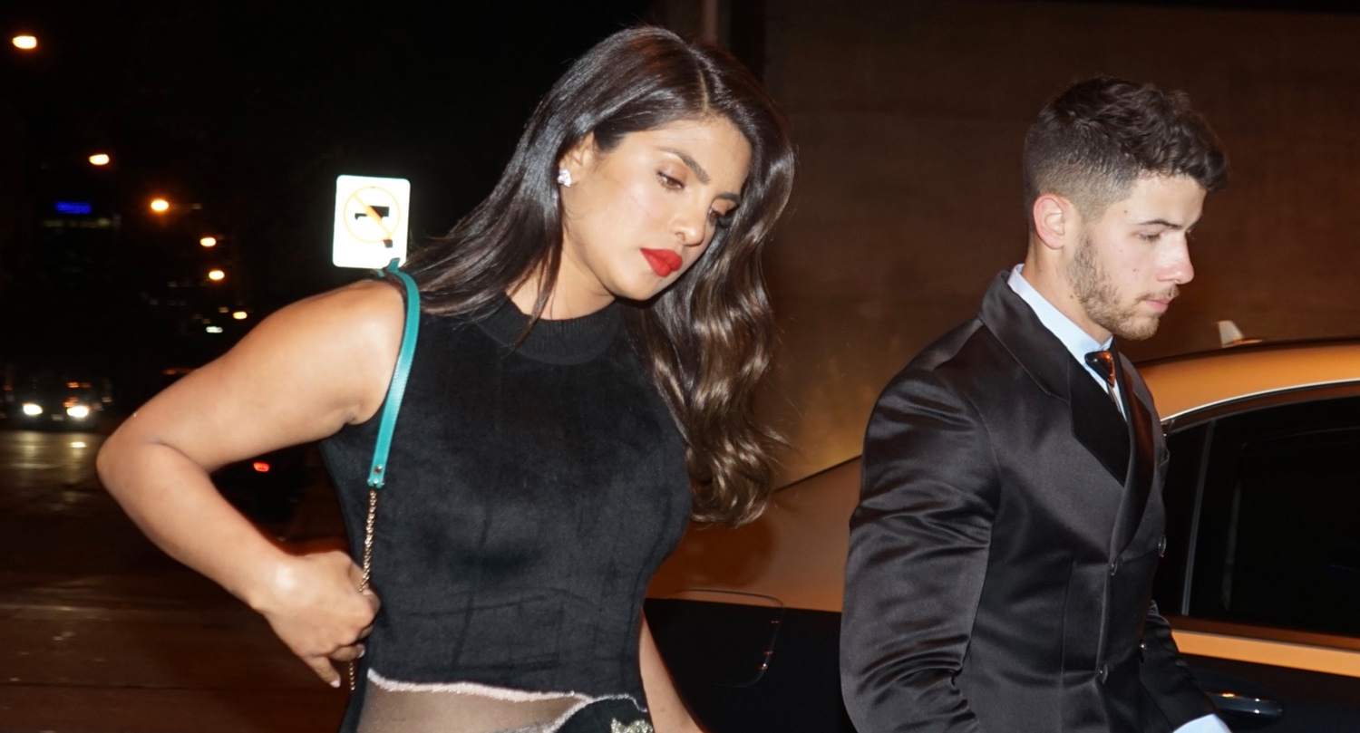 Nick Jonas And Priyanka Chopra Couple Up For Golden Globes 2020 After Party 2020 Golden Globes