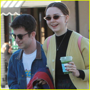 Dylan Minnette & Girlfriend Lydia Night Are All Smiles on Coffee Date