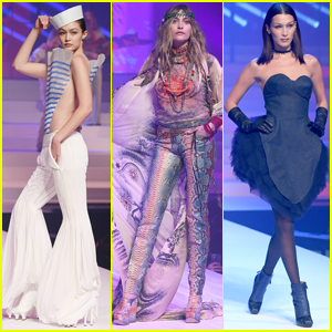 Gigi Hadid, Karlie Kloss Attend Jean Paul Gaultier's Final Show