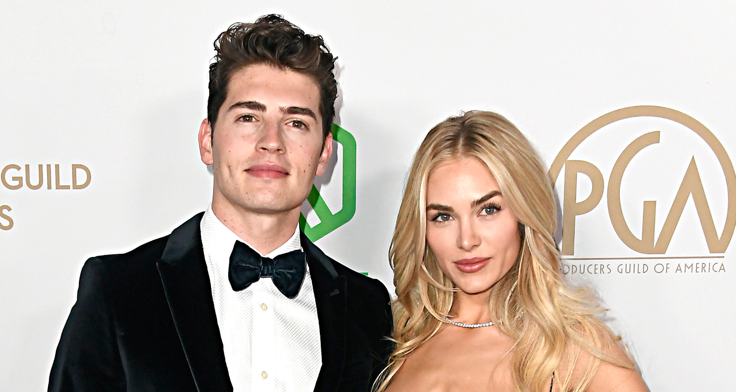 Gregg Sulkin & Michelle Randolph Couple Up at Producers Guild Awards