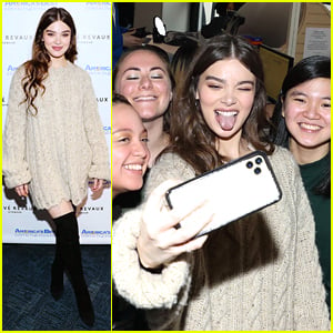 Hailee Steinfeld Doesn’t Let Sickness Keep Her From Meeting Fans In New ...