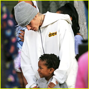 Justin Bieber Shoots a Music Video With Kids at Daycare in Los Angeles