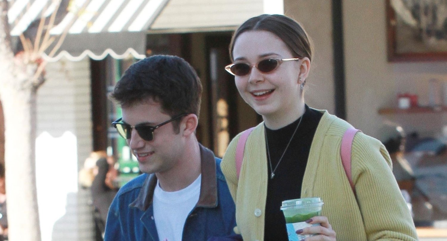 Dylan Minnette & Girlfriend Lydia Night Are All Smiles on Coffee Date