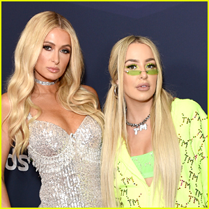 tana mongeau and noah cyrus dress up as paris hilton and kim