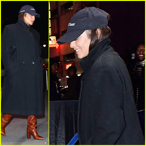 Vanessa Hudgens Goes Lowkey For Lakers Game Arrival in New York City
