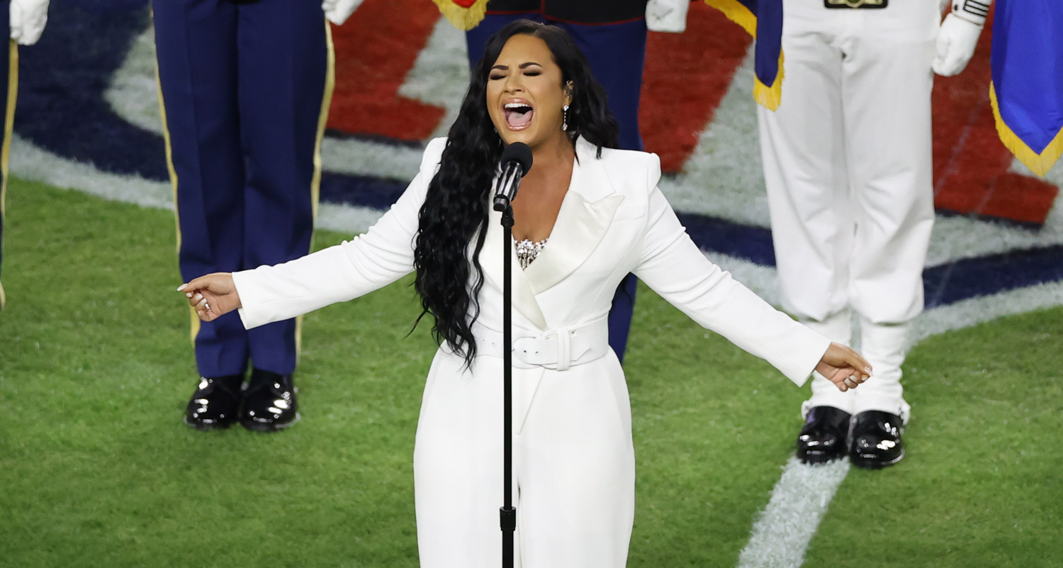 Watch Demi Lovato’s Super Bowl 2020 Performance of the National Anthem ...