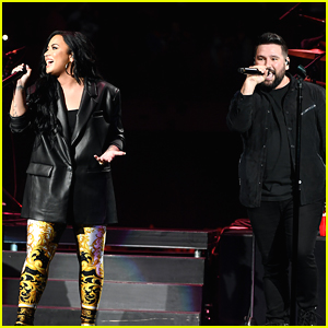 Demi Lovato Joins Dan & Shay For Surprise Performance of 'Speechless' at Super Bowl Music Fest!