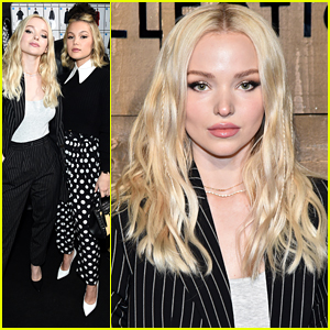 Dove Cameron Adds Tiny Twists To Her Hair For Michael Kors Fashion Show in NYC